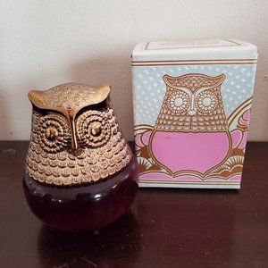 Vintage Avon MIP 1970s Owl Fancy Raining Violets. New! Nice.